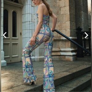 Oceanus Eden Cutout Jumpsuit